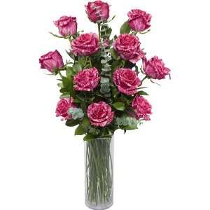 One Dozen Premium Long Stem Pink Intuition Roses without Vase  