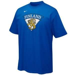 Nike Finland Royal Blue T shirt 