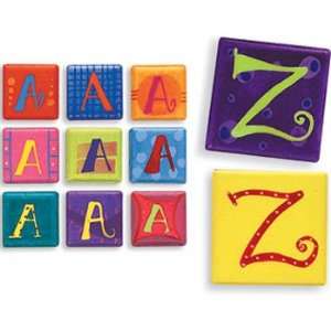  Hand Painted Bright Letter Magnets