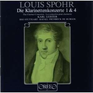 Louis Spohr Klarinettenkonzerte 1 & 4 Orfeo 1 CD Leister Fruhbeck de 