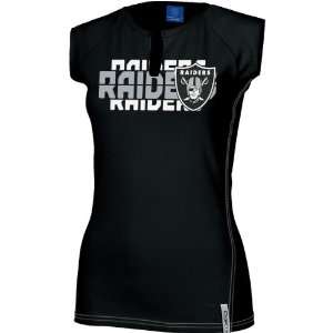   Raiders Womens Astronomy Split Neck T Shirt