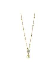 Antiquities Couture Swarovski Crystal Simulated Faux Pearl Necklace