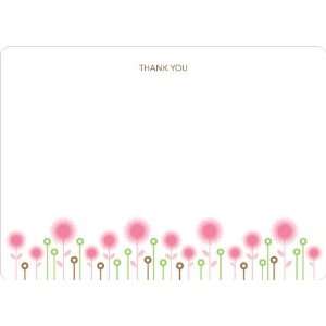  Thank You Card for Spirograph Flower Baby Shower 
