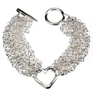 Love Chain Silver Bracelet