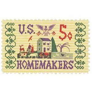   5c Homemakers U. S. Postage Stamp Plate Block (4) 