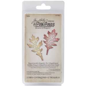  Sizzix Movers & Shapers Magnetic Dies By Tim Holtz 2/Pkg 