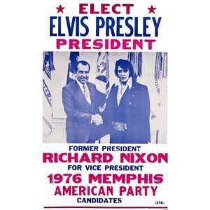  Elect Elvis Presley For President People MasterPoster 
