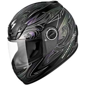 Scorpion EXO 400 Synergy Chameleon Full face Motorcycle Helmet Size 
