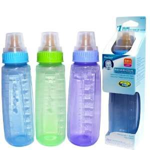    Gerber Baby 9 Oz Colored Bottle#76145 (Value Pack of 6) Baby