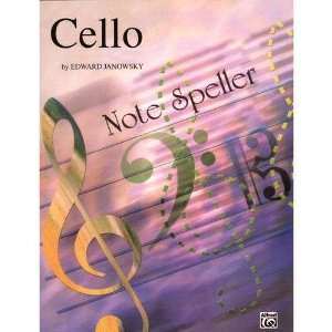  Janowsky, Edward   Note Speller   Cello   Belwin Mills 