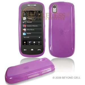 Samsung Instinct S30 M810 Flexi Glow Transparent Light Purple Flexible 