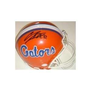 Channing Crowder autographed Football Mini Helmet (Florida Gators)