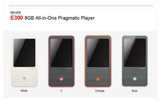 IRIVER 8GB All In One Pragmatic Player Orange E300  