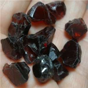  25 Ctw Carats Red Orissa Garnets Gem Stones Facet Rough 