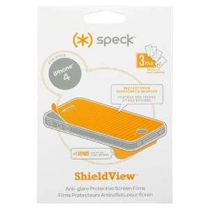  Speck Iphone 4 Shieldview Screen Protector 3 Pack 