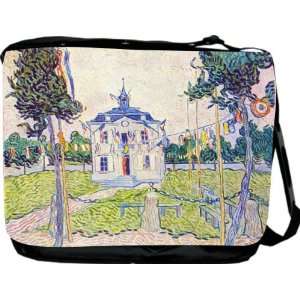 Rikki KnightTM Van Gogh Art The community House Messenger Bag   Book 