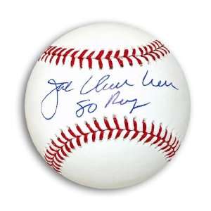  Joe Charboneau Baseball Inscribed 80 ROY Sports 