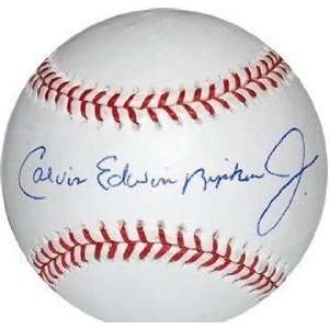 Signed Cal Ripken Jr. Ball   NEW Calvin Edwin IRONCLAD   Autographed 