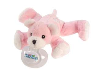 Paci Plushies Infant/Baby Plush Pacifer Soothie Holder  