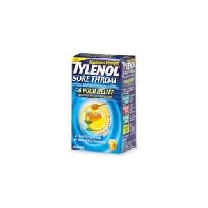 Tylenol Sore Throat Maximum Strength Adult Acetaminophen Liquid, Honey 