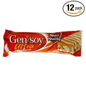 Genisoy Ultra Soy Protein Bars, Tropical, 1.6 Ounce Bars (Pack of 12)