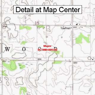  USGS Topographic Quadrangle Map   Mayer, Minnesota (Folded 