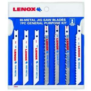 Pack Lenox 20606 U743JA 7 Piece Assortment Universal Shank Bi metal 