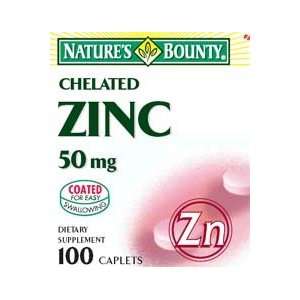  Zinc Tb 50 Mg Chelated Nby Size 100 Health & Personal 