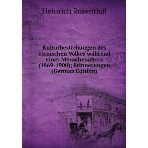   (German Edition) (9785877809710) Heinrich Rosenthal Books