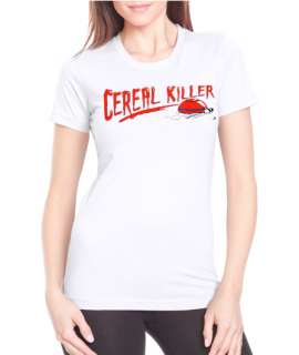 Serial Cereal Killer Funny Next Level Tee Shirt  