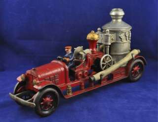 JC3 NICE Vintage 1930s Kenton Cast Iron Fire Pumper Truck / Engine 