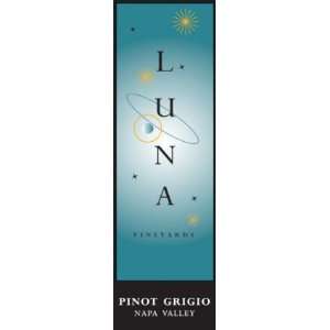  2009 Luna Vineyards Napa Pinot Grigio 750ml Grocery 