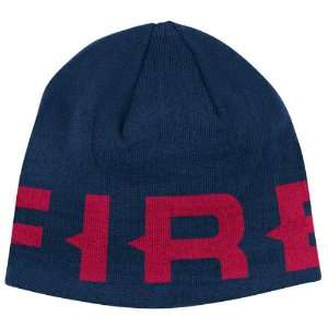  Chicago Fire Navy adidas Authentic Team Knit Hat Sports 