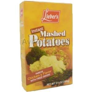 Liebers Instant Mashed Potatoes Chicken Flavor with Fried Onions 5 oz 