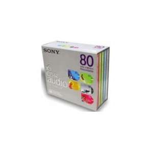  Sony CD R 80 Audio Colour Collection Pack 5 CDR recording 