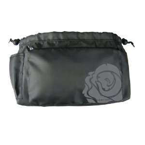 Emma Rose Perfect Purse Black Flower Organizer Handbag Tote Insert by 