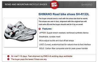 SHIMANO Road Bike Shoes SH R133L 42,43,44,45,46 NEW   