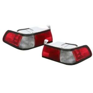 Toyota Camry Tail Lights Red And Clear Taillights 1997 1998 1999 97 98 