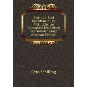   Ein Beitrag Zur Sozialen Frage (German Edition) Otto Schilling Books
