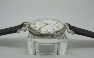 Mens Antique 1923 ArtDeco OMEGA Solid Silver Case Porcelain Dial 