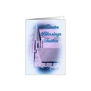 Religious   Easter Blessings   Father (Priest) Card