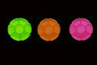 Pack Blacklight Reactive 16 Sectional Serving Tray  