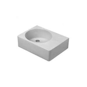 Duravit 068X600000 Scola Above Counter or Wall Mount Sink Bowl Right 