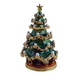 Gold Garland Bough Christmas Tree Trinket Jewelry Box 