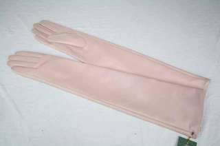 50cm(19.6) long real leather evening gloves*Light pink  