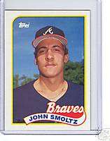 1989 Topps John Smoltz Card #382  