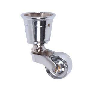  Round Cup Caster Chrome