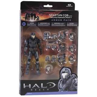   figure and four complete sets of helmet, shoulders, and chest plates