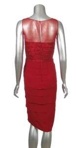 Chetta B By Sherrie Bloom & Peter Noviello Sequin Shutter Pleat Dress 