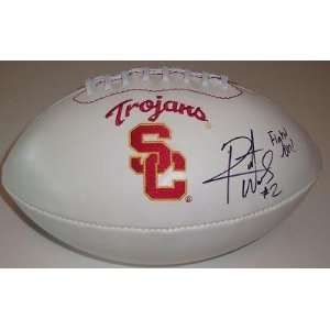 Autographed Robert Woods Football   USC Trojans w COA Fight On Proof 